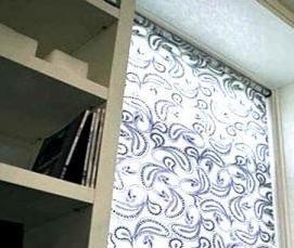 рулонные шторы черно-белые - тип 4