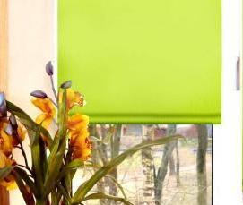 рулонные шторы черного цвета - вариант 1