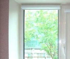 рулонные шторы на высокие окна - модель 4