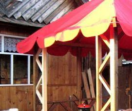 садовая беседка для дачи эконом класса - модель 3