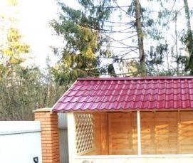 садовая беседка для дачи эконом класса - модель 2