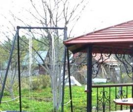 садовые беседки для дачи из металла - модель 2