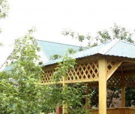 садовые беседки прямоугольные - вариант 4
