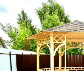 садовые летние беседки - тип 2