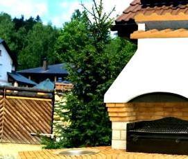 садовые печи-барбекю из кирпича - тип 1