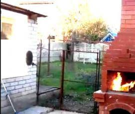 садовые печи-барбекю из кирпича - тип 4