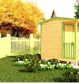 садовый хозблок - вариант 1