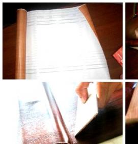 самоклеящаяся пленка на двери - модель 1