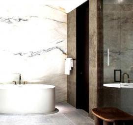 самоклеящаяся пленка на стену в ванную комнату - модель 2