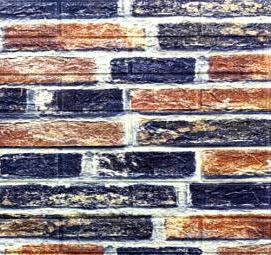 самоклеющаяся декоративная панель под кирпич - модель 4