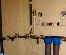 сантехнические работы в частном доме - модель 1