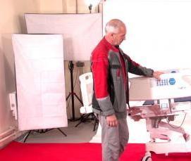 сборка медицинской кровати - модель 4