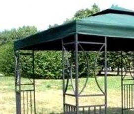 сборная беседка из металла - тип 3