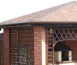 сборные беседки из дерева - тип 4