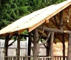 сборные беседки из дерева - тип 3