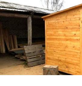сборные сараи и хозблоки для дачи - тип 4