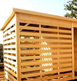 сборные сараи и хозблоки для дачи - тип 2