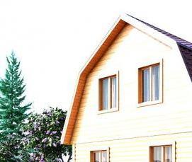 сборный дом 6х6 м - тип 4