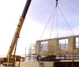 сборный дом из железобетонных панелей - вариант 1