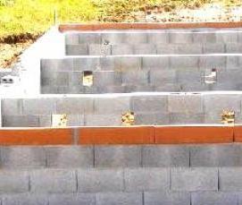 сборный ленточный фундамент - вариант 1