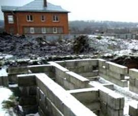 сборный ленточный фундамент - вариант 3