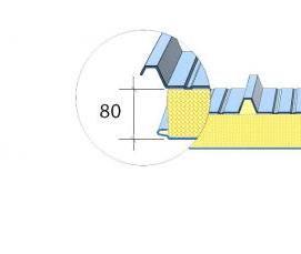 сэндвич-панель 80 мм - модель 2