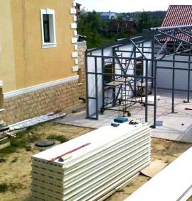 сэндвич-панели под дерево - модель 1