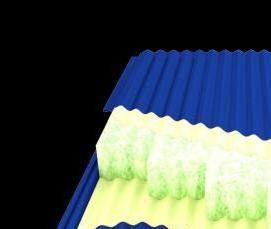 сэндвич-панели с минеральной ватой - модель 3