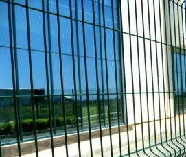 секция забора из сварной сетки - модель 1