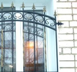 съемные решетки на окна для дачи - тип 2