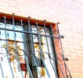 съемные решетки на окна - вариант 1