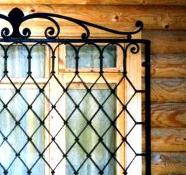 съемные решетки на окна - вариант 4