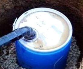 Для дачи из бочки - модель 3