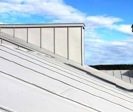 серая фальцевая кровля - модель 3