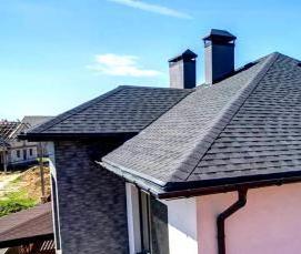 серая мягкая кровля - тип 4