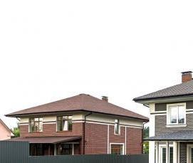 серая мягкая кровля - тип 3