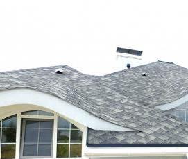 серая мягкая кровля - тип 2