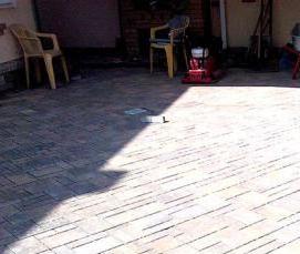 серо коричневая тротуарная плитка - вариант 4