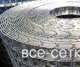 сетка сварная рулонная оцинкованная - вариант 1