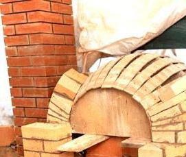 шамотный кирпич арочный - тип 3