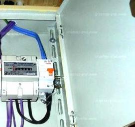 щиток электрический под автоматы металлический - модель 3