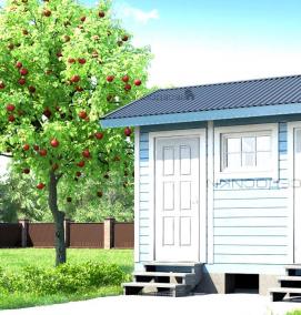 щитовой хозблок - вариант 4