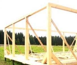 щитовые беседки для дачи - вариант 2