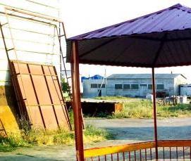 шестиугольная беседка из профильной трубы - вариант 3