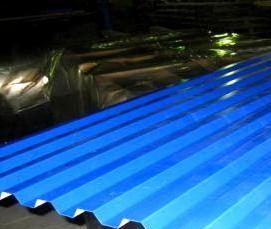 шифер металлический волновой - модель 1