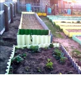 шиферные грядки - вариант 4