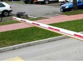 шлагбаум металлический - тип 4