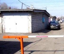 шлагбаум ручной поворотный - модель 2