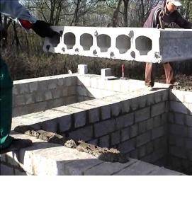 шлакоблок полнотелый - вариант 3