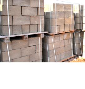 шлакоблок полнотелый - вариант 2